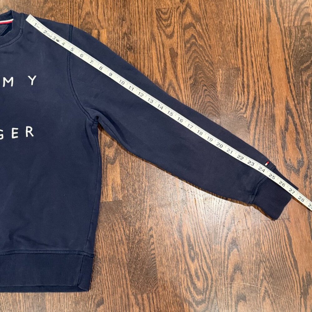 Tommy Hilfiger Blue Pullover Crew Sweatshirt - Women’s Size Small - Picture 10 of 10
